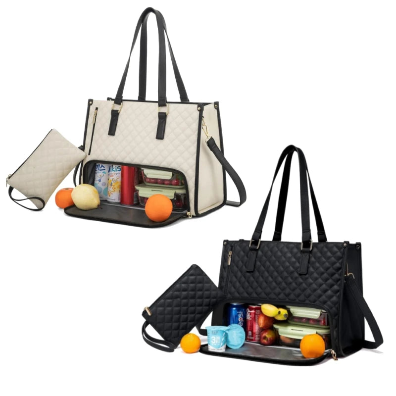 Smart Tote: Laptop + Lunch Bag in One