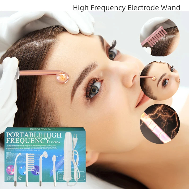 Portable High Frequency Facial & Hair Massager