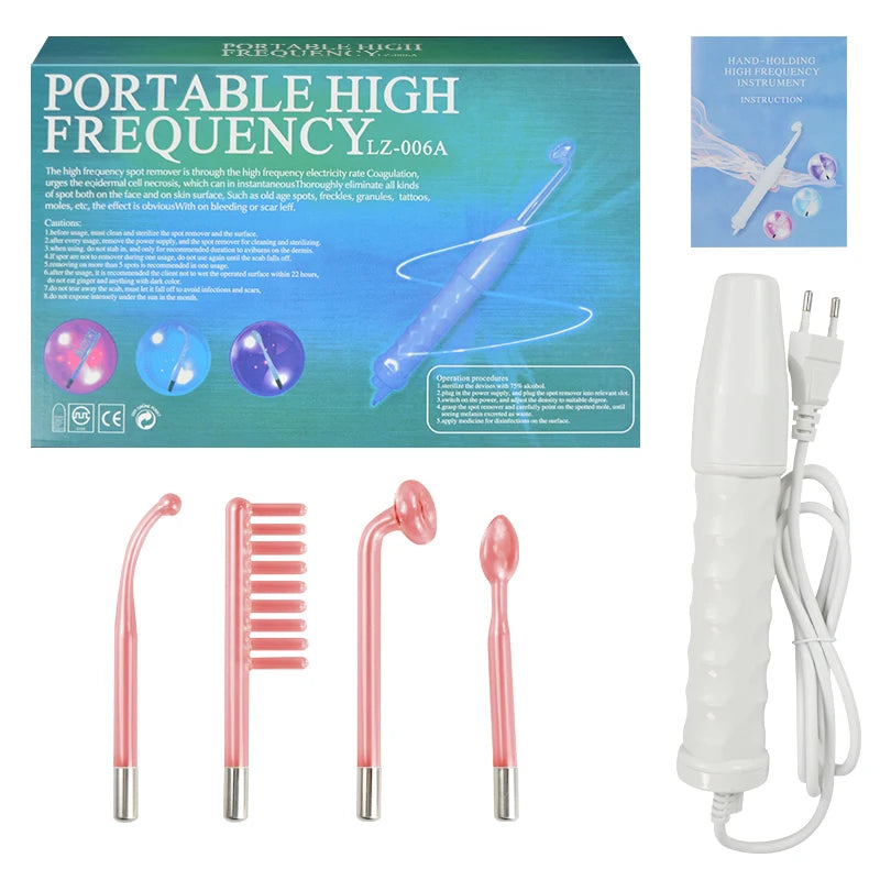 Portable High Frequency Facial & Hair Massager