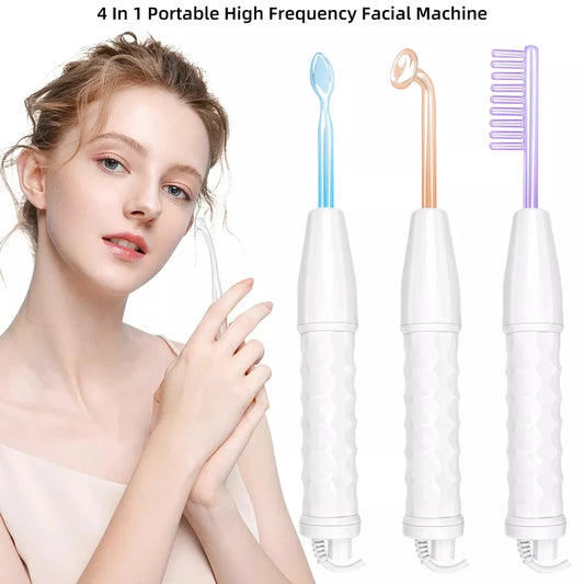 Portable High Frequency Facial & Hair  Massager
